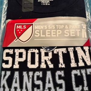 Kansas City Men's SS Navy Sleep Set